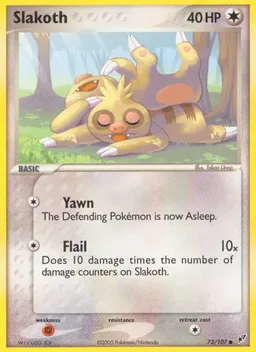 Slakoth card photo