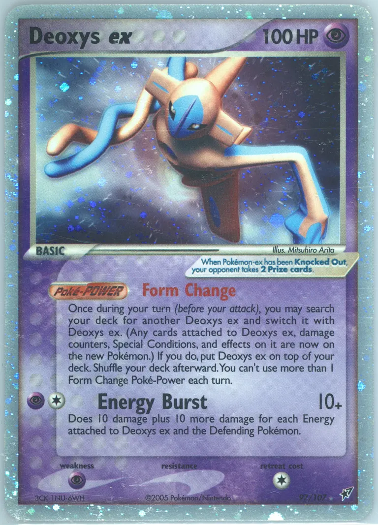 Deoxys ex card photo