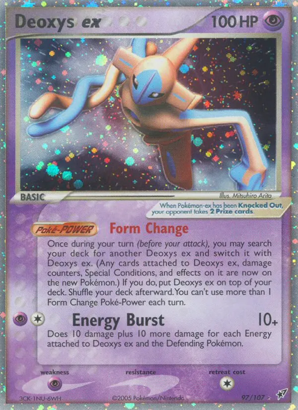 Deoxys ex card photo