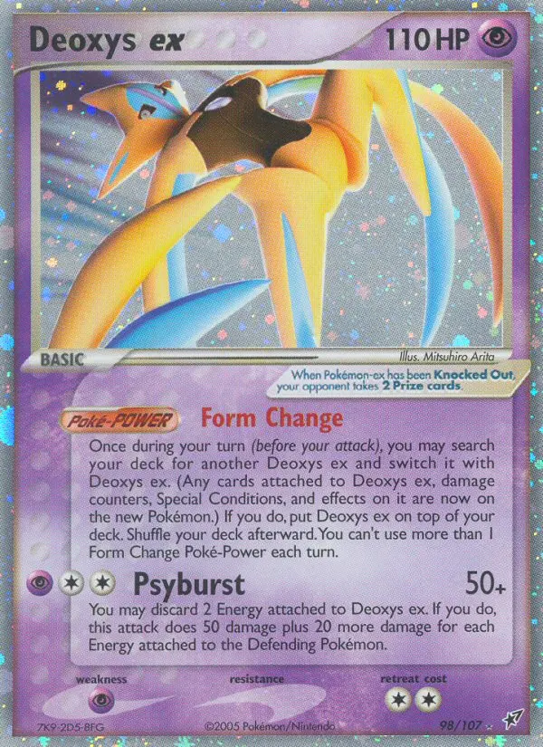 Deoxys ex card photo