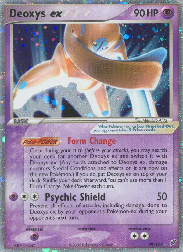 Deoxys ex card photo