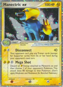 Manectric ex card photo