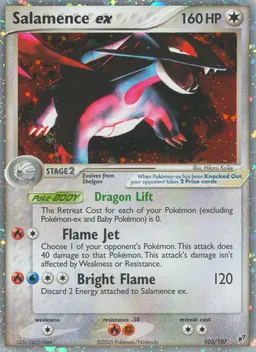 Salamence ex card photo