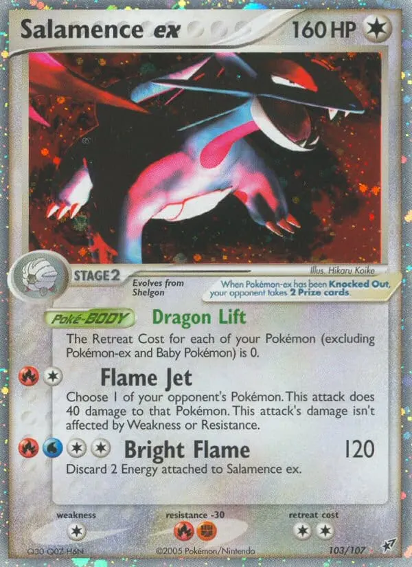 Salamence ex card photo