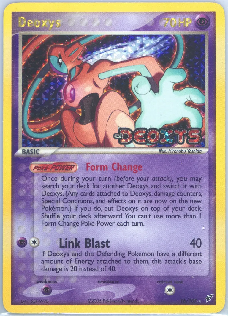 Deoxys card photo