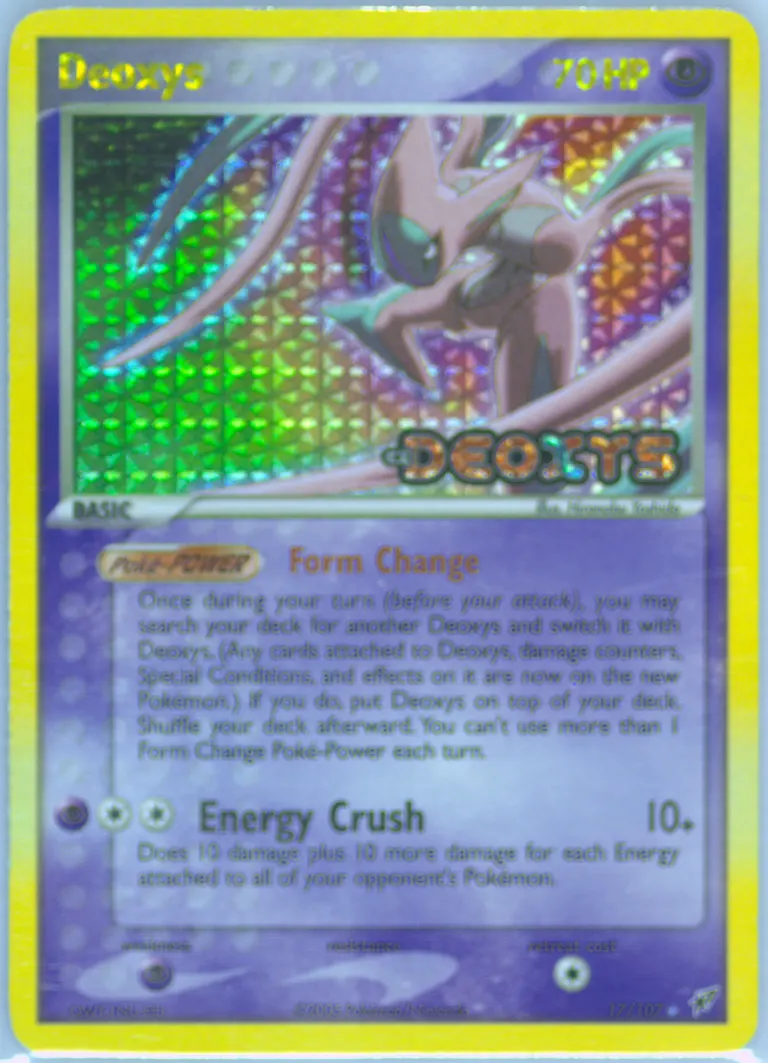 Deoxys card photo