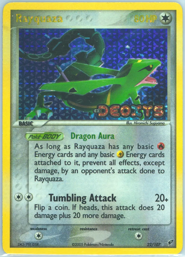 Rayquaza card photo