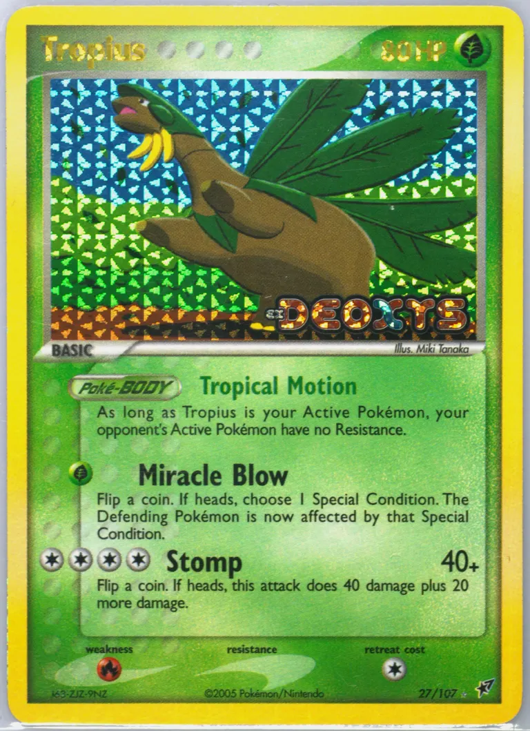 Tropius card photo
