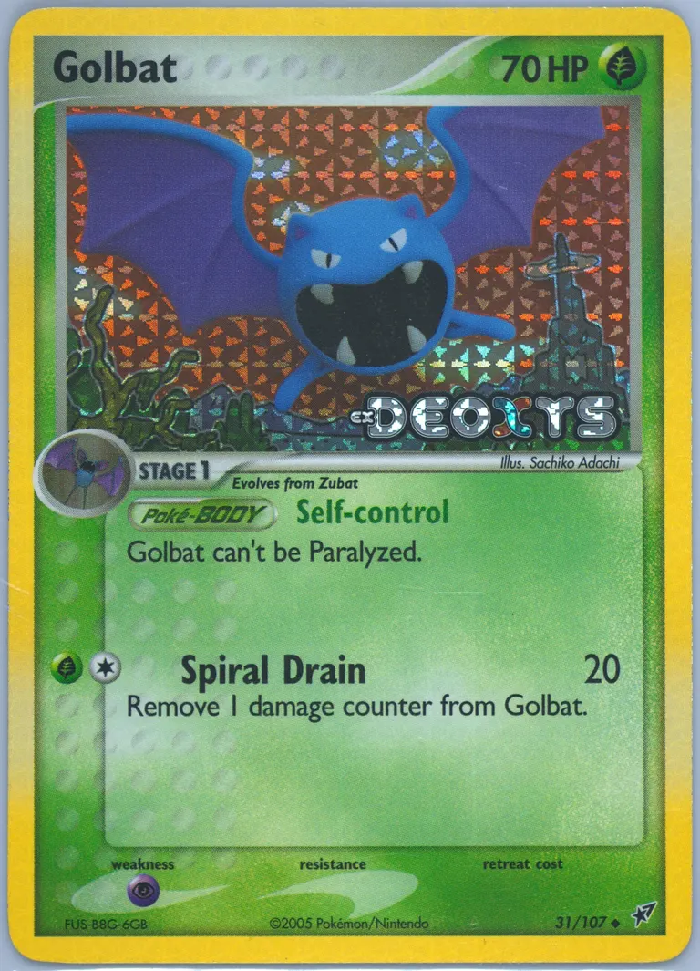 Golbat card photo