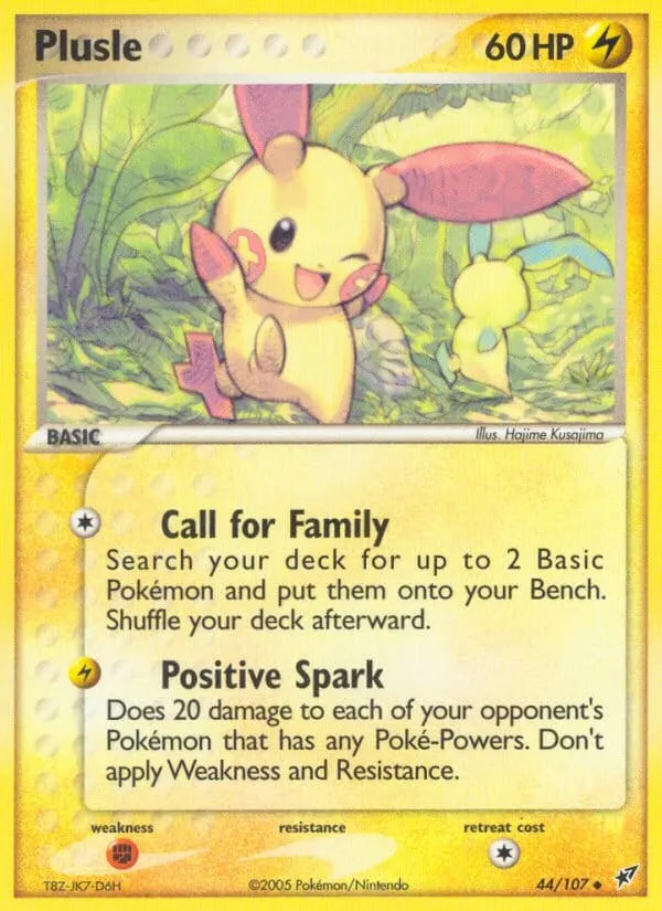 Plusle card photo