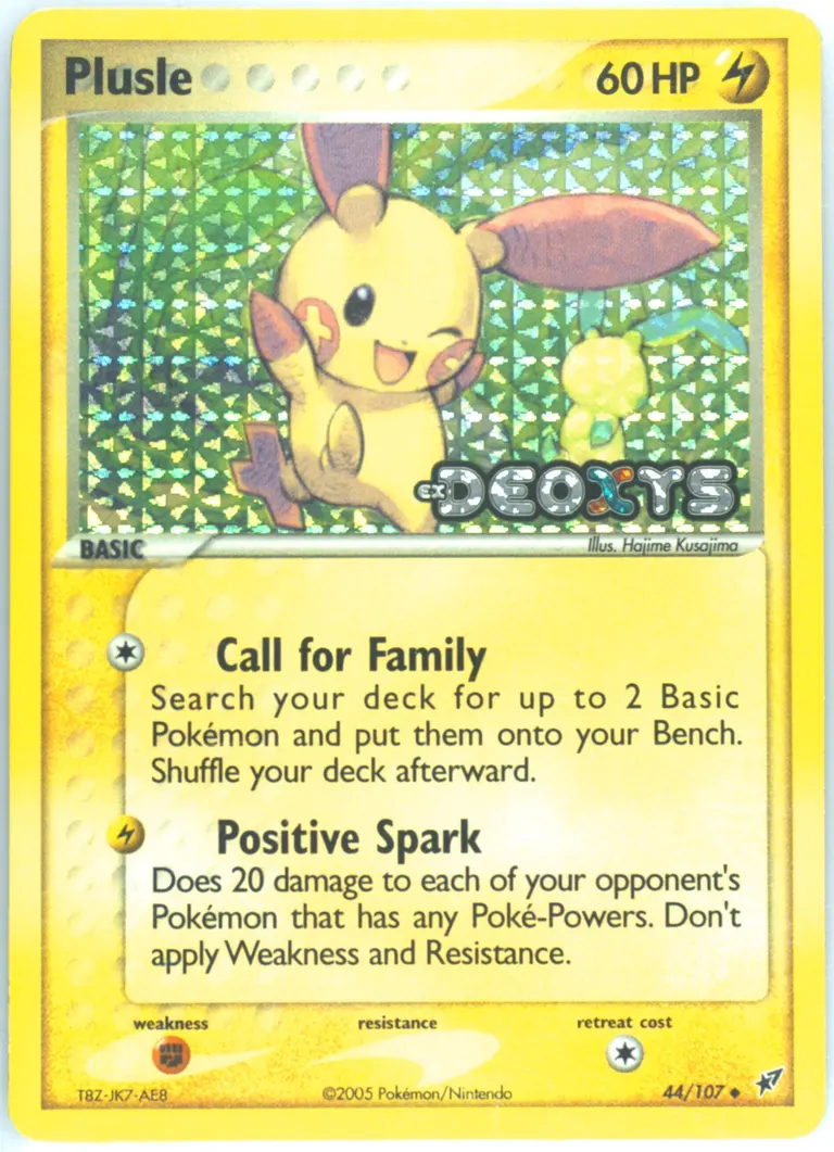 Plusle card photo