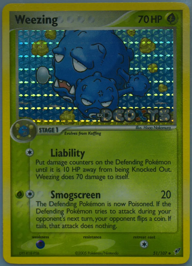 Weezing card photo