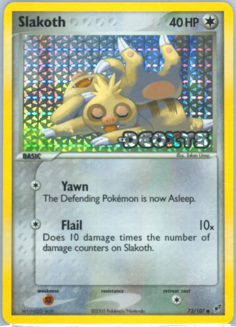 Slakoth card photo