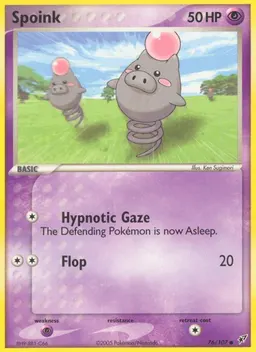 Spoink card photo