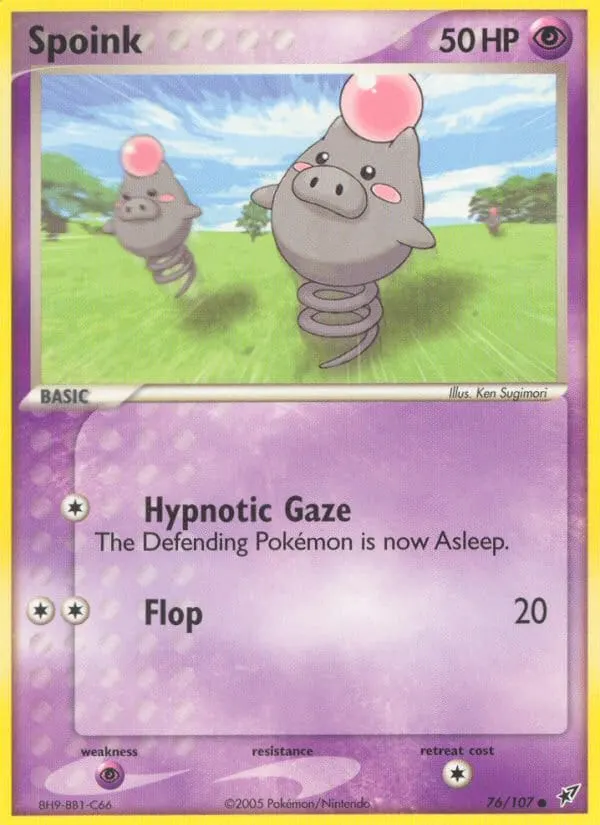 Spoink card photo