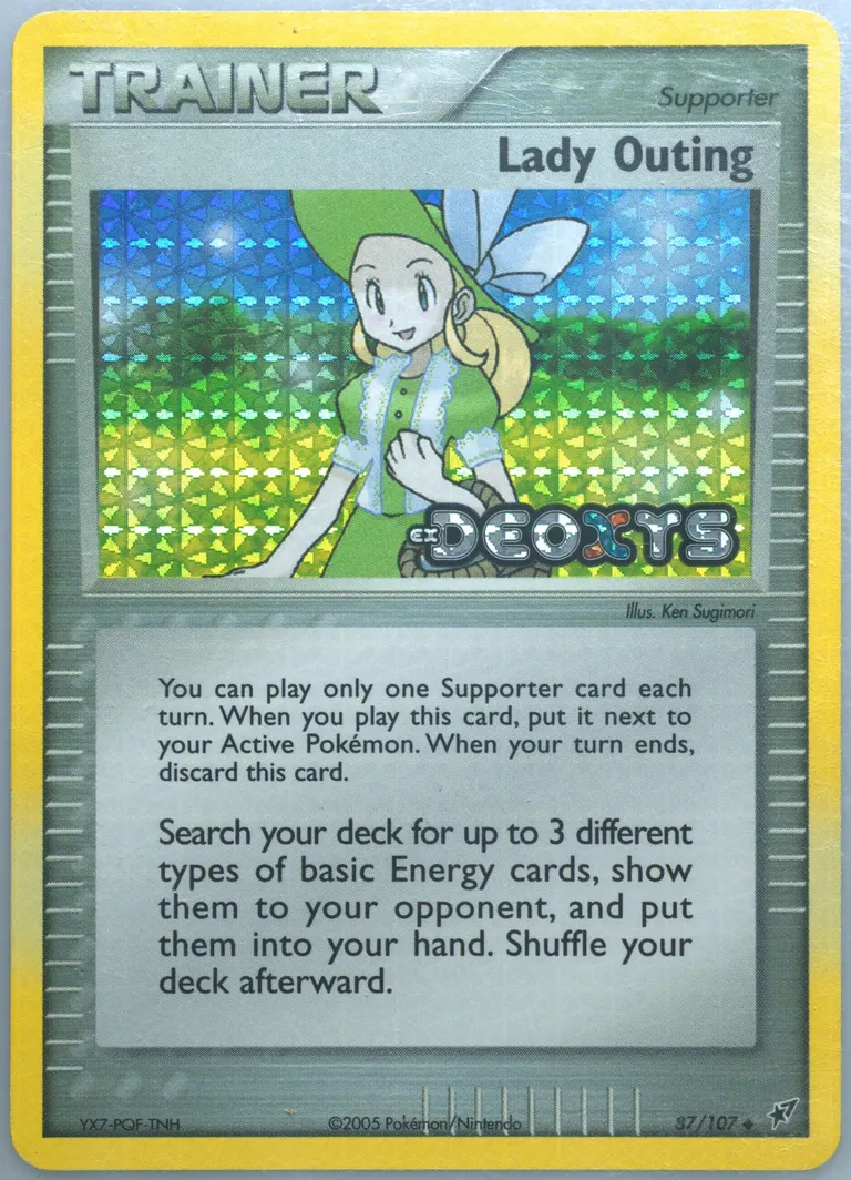 Lady Outing card photo