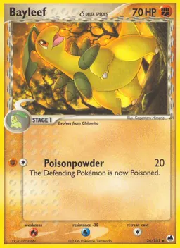 Bayleef δ card photo