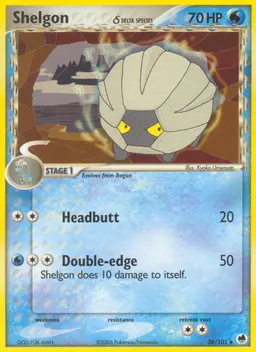 Shelgon δ card photo