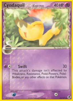 Cyndaquil δ #45