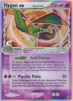 Flygon ex δ #92