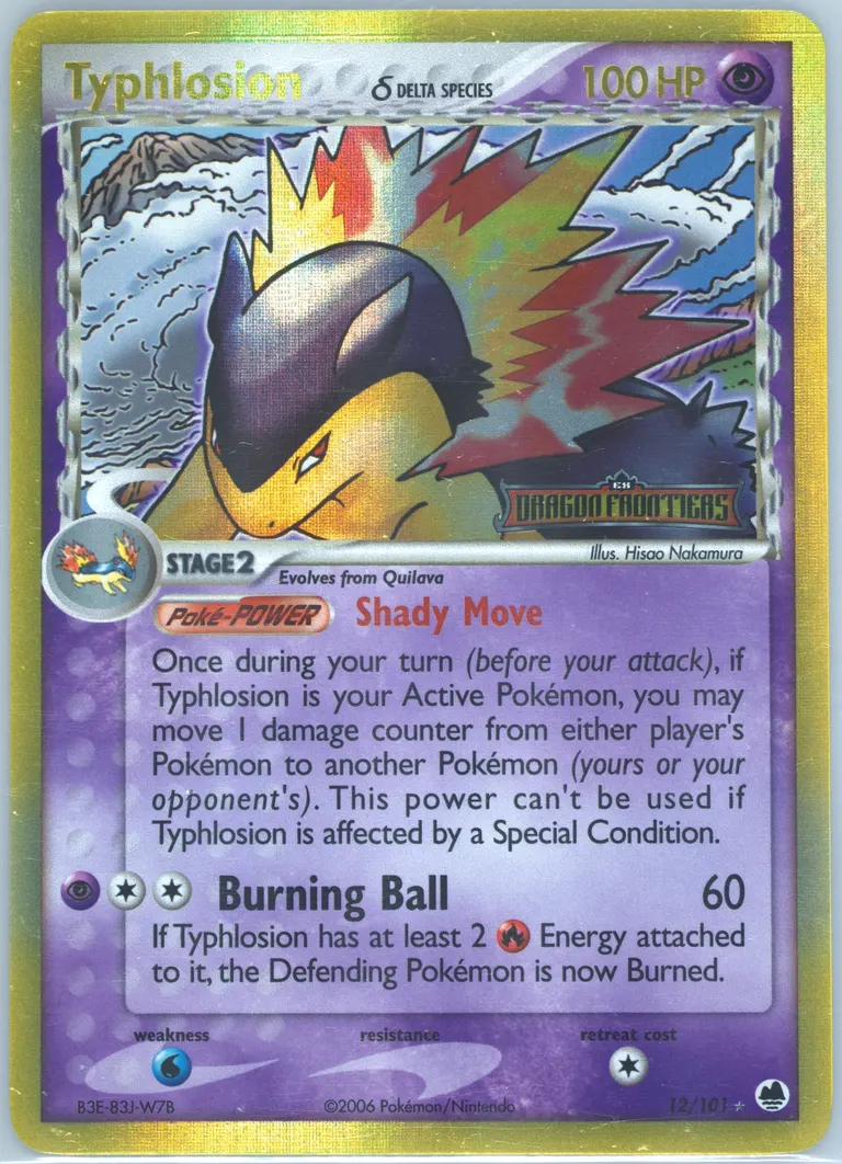 Typhlosion δ card photo