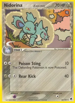 Nidorina δ card photo