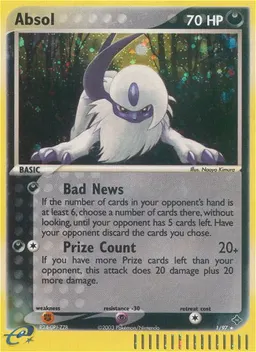 Absol card photo