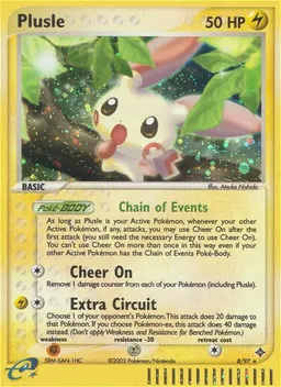 Plusle card photo