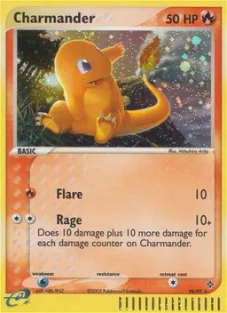 Charmander card photo