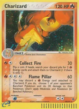 Charizard card photo