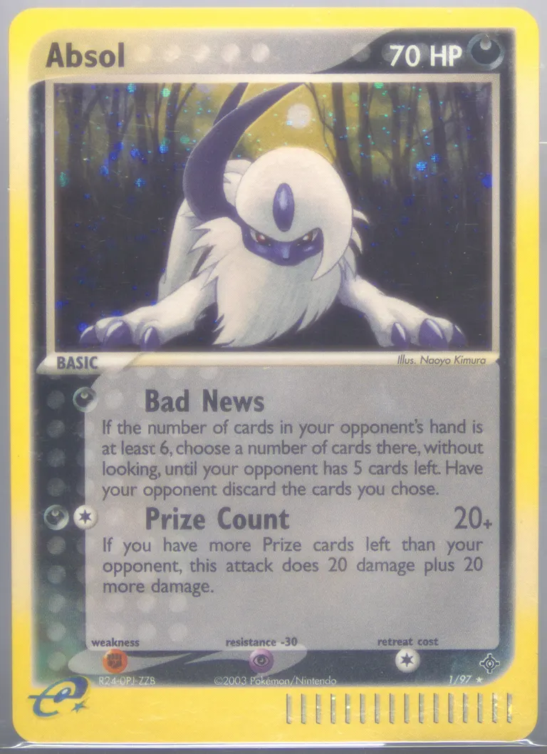Absol card photo