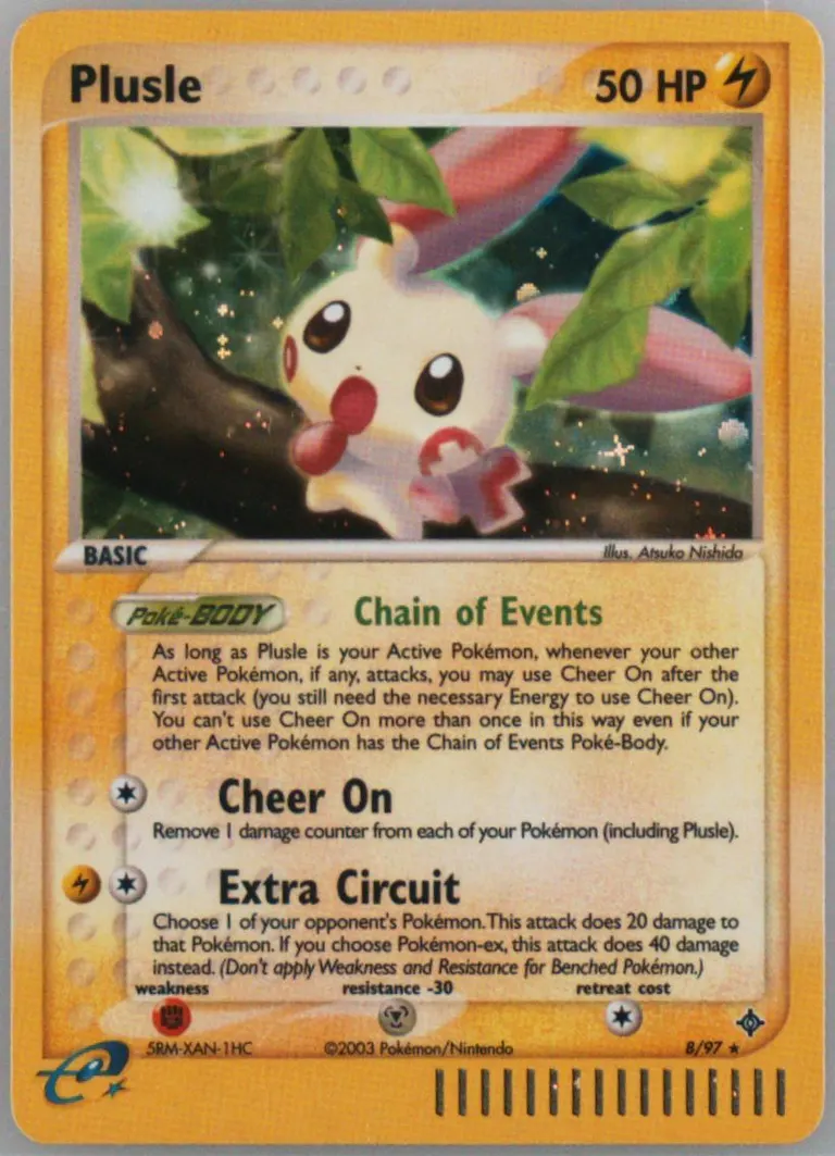 Plusle card photo