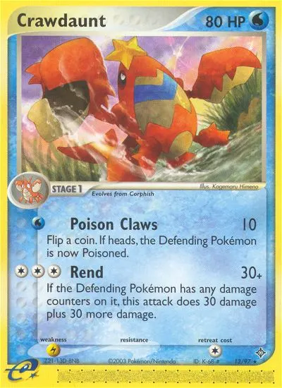 Crawdaunt card photo