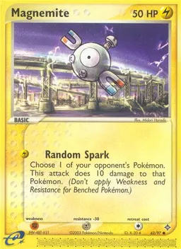 Magnemite card photo