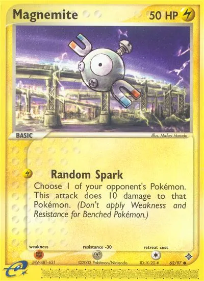 Magnemite card photo