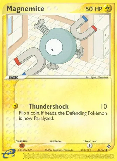 Magnemite card photo