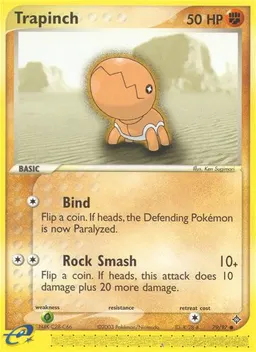 Trapinch card photo