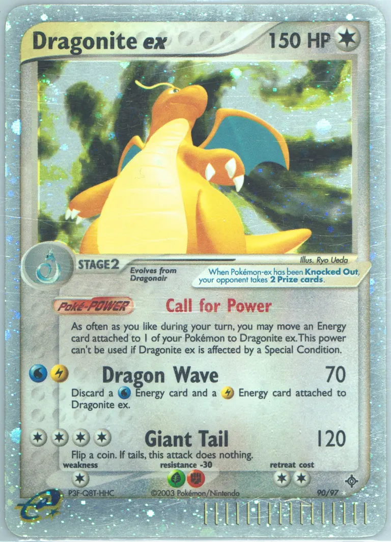 Dragonite ex card photo