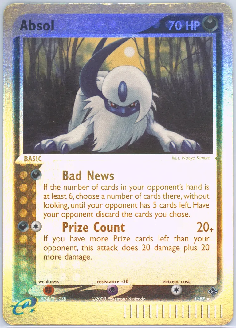 Absol card photo
