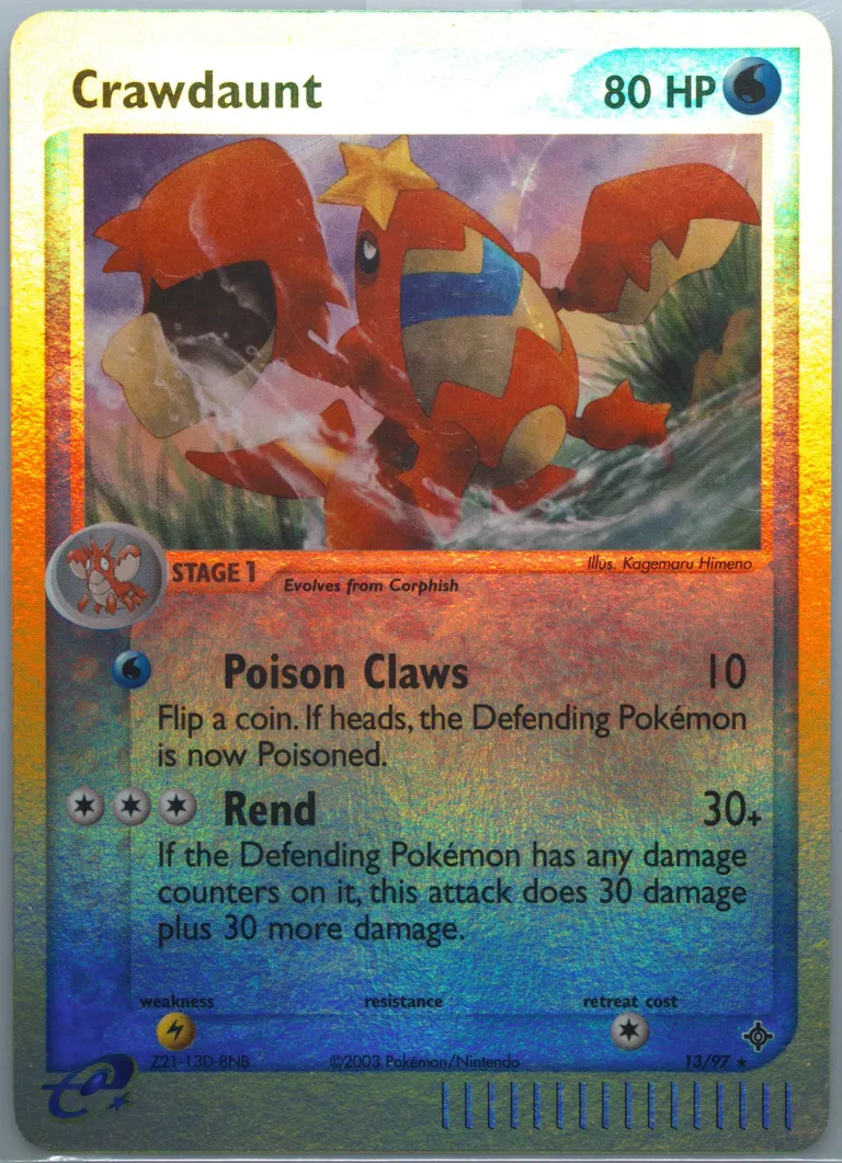Crawdaunt card photo