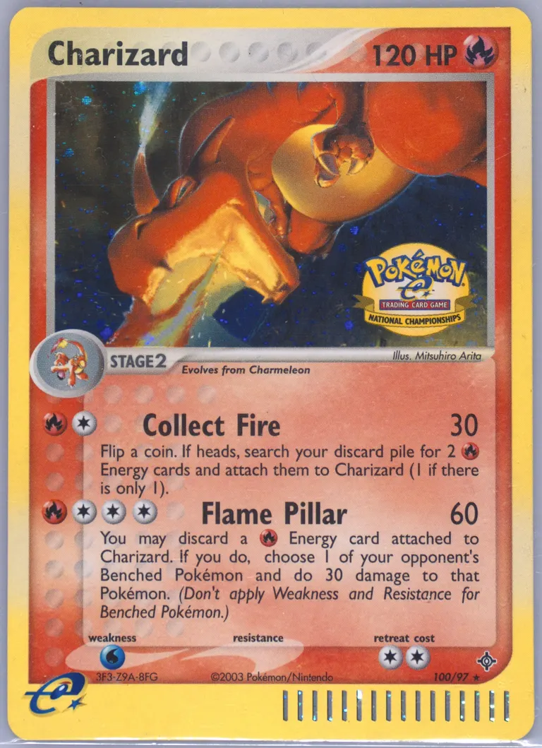 Charizard card photo