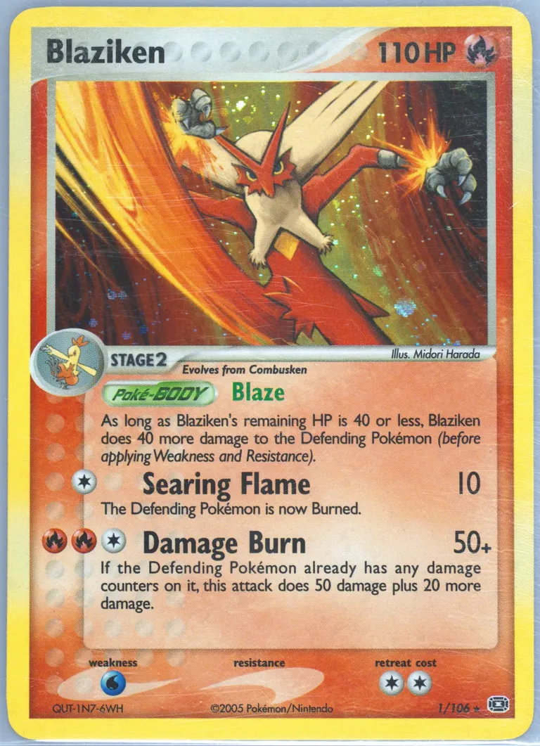 Blaziken card photo