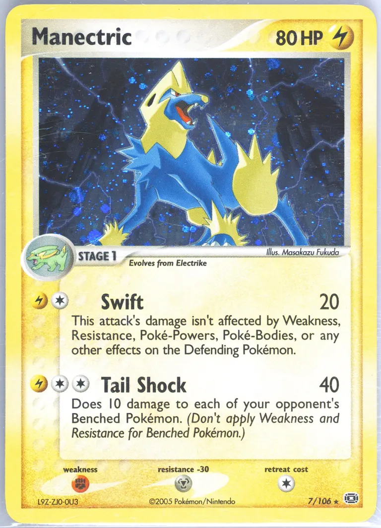 Manectric card photo