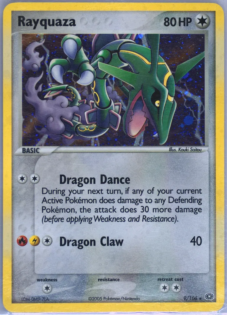 Rayquaza card photo