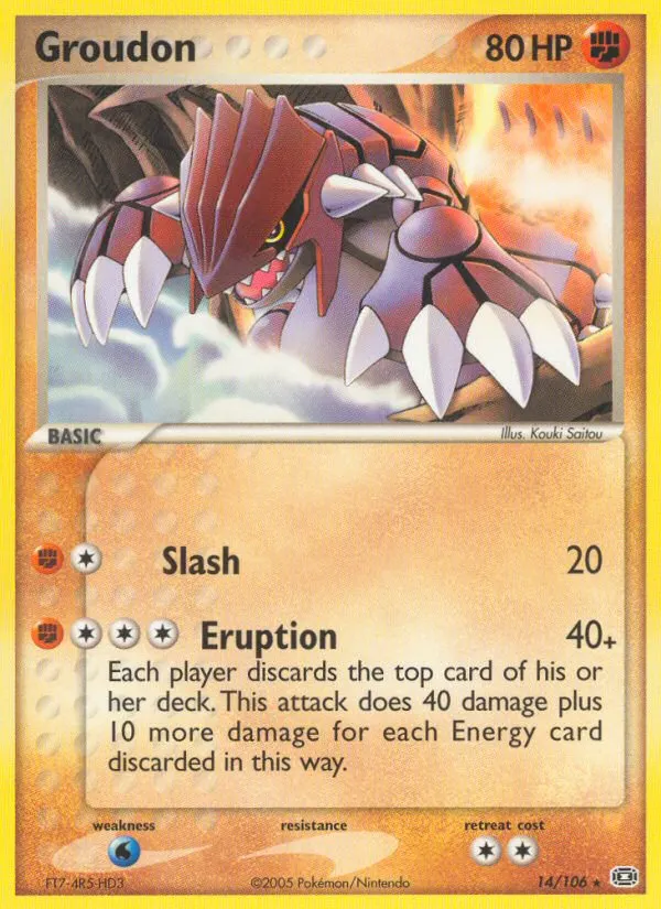 Groudon card photo