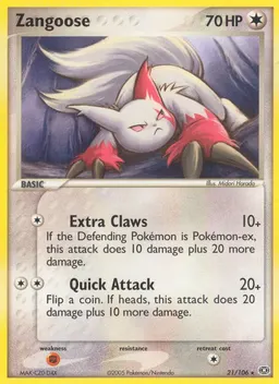 Zangoose card photo