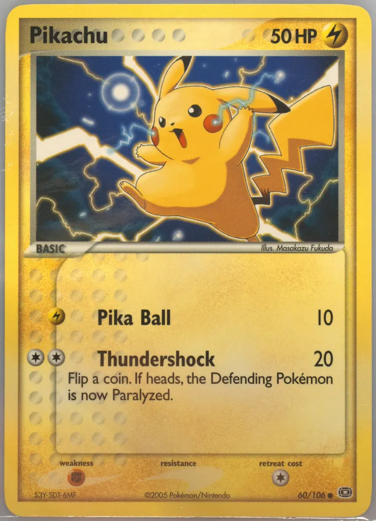 Pikachu card photo