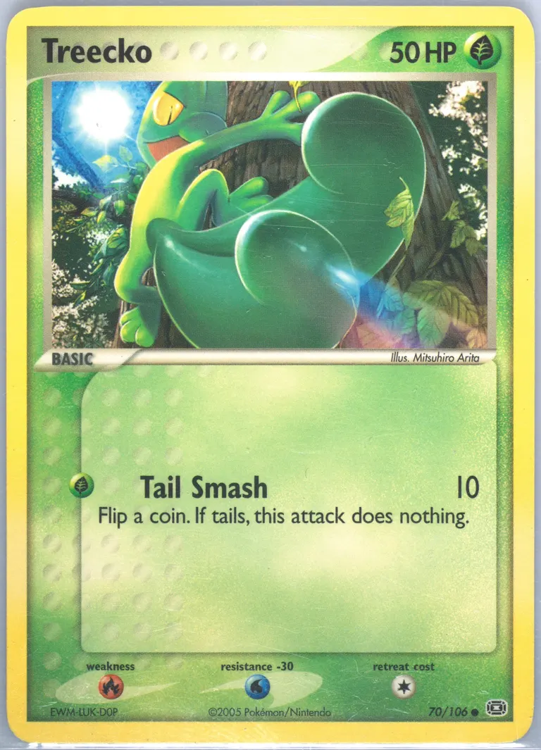 Treecko card photo