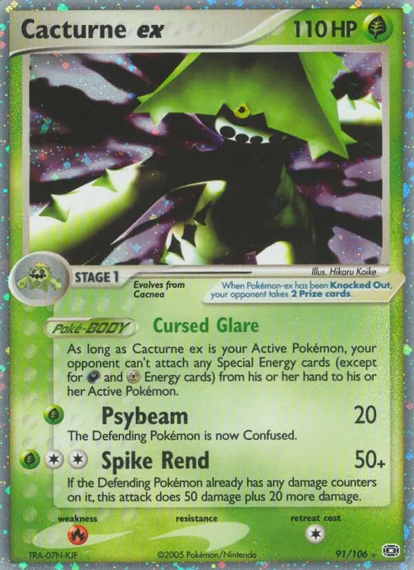 Cacturne ex card photo