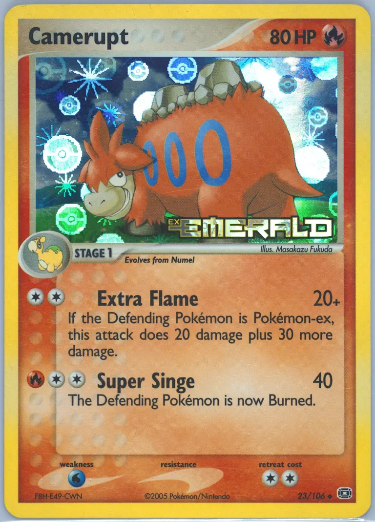 Camerupt card photo